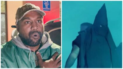 Kanye West wears black KKK hood during Miami "rave."