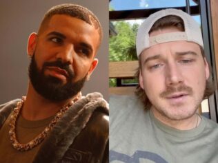 Fans Say Drake Is 'Stooping Low' For Dropping Music Video With 'Racist' Morgan Wallen After Country Singer Was Caught Saying N-Word (Photo by Amy Sussman/Getty Images / @morganwallen / Instagram)