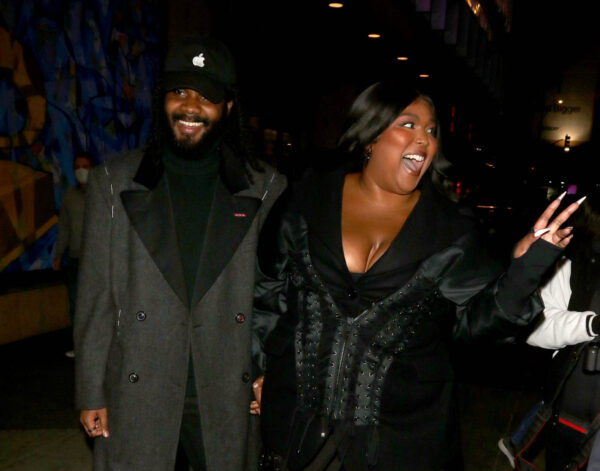 singer Lizzo is happy and glowing with her new partner, Myke Wright