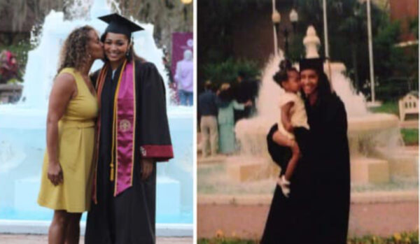 Mother and Daughter graduate 20 years apart from Florida State University