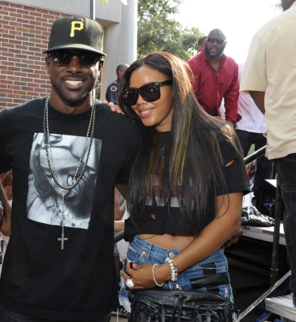 ctor Lance Gross and Angela Simmons attend the 2011 LudaDay Weekend on September 3, 2011 in Atlanta, Georgia. (Photo by Moses Robinson/Getty Images)
