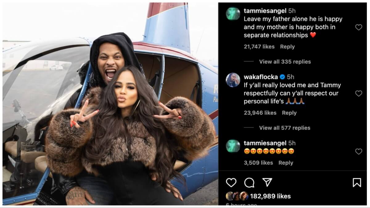 Tammy's Daughter Charlie Defends Stepdad Waka Flocka Following ...