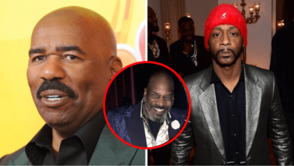 Comedian D.C. Curry claims Steve Harvey was mad Katt Williams snubbed his son's for an autograph.