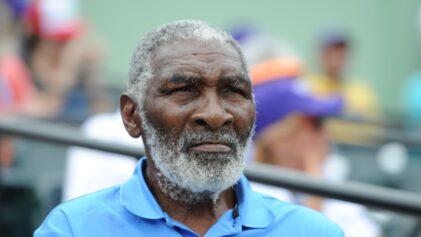 KEY BISCAYNE, FL - MARCH 29: Richard Williams is seen at the Sony Open Tennis tournament at Crandon Park Tennis Center on March 29, 2014 in Key Biscayne, Florida.