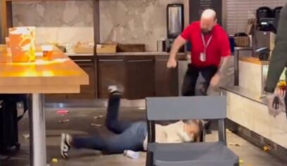 Shocking Viral Video Shows White Manager Body Slamming Black Woman at Coffee Shop Inside Atlanta Airport