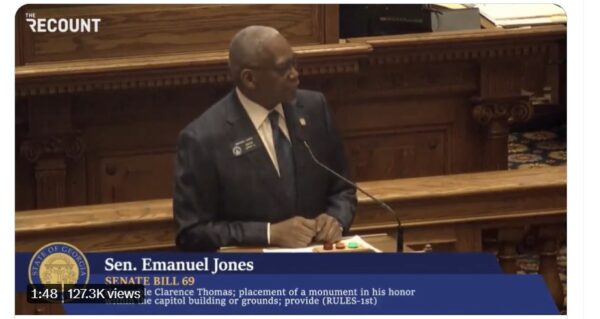 Georgia senator opposes Clarence Thomas monument
