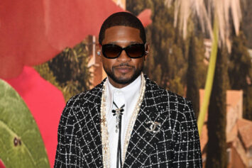 US singer Usher Raymond IV aka Usher poses during a photocall prior to the Chanel show as part of the Paris Fashion Week Womenswear Spring/Summer 2024 at the Grand Palais Ephemere in Paris on October 3, 2023. (Photo by Bertrand GUAY / AFP) (Photo by BERTRAND GUAY/AFP via Getty Images)