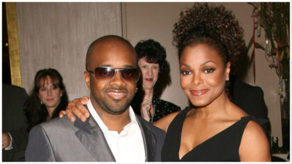 Janet Jackson and Jermaine Dupri during 9th Annual Lili Claire Foundation Benefit Hosted by Matthew Perry - Arrivals at Beverly Hilton Hotel in Beverly Hills, California, United States. (Photo by Jason Merritt/FilmMagic)