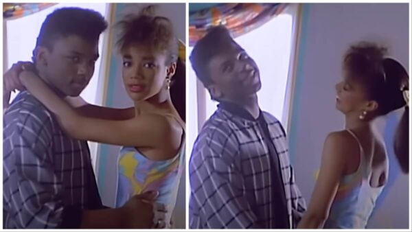 Carl Anthony Payne II's cameo in Bobby Brown's "Girl Next Door" video. 