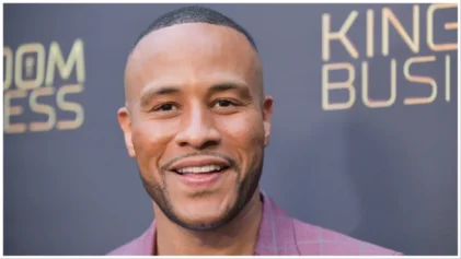 Meagan Good's ex-husband DeVon Franklin spotted holding hands with mystery woman two years after divorce.