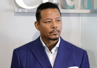 LOS ANGELES, CALIFORNIA - DECEMBER 08: Terrence Howard announces lawsuit against CAA over "Empire" salary at The Cochran Firm on December 08, 2023 in Los Angeles, California. (Photo by Kevin Winter/Getty Images)
