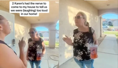 Woman Threatens To Call Cops On Black Homeowner For Laughing Too Loud In Her Own Home.