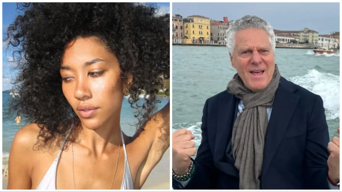 Model Aoki Lee Simmons, 21, (L) and restaurateur Vittorio Assaf (R), 64, are reportedly dating