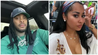 'Waka Crying at Night’: Fans Analyze Tammy Rivera's Latest Pics for Clues to Her Mystery Man Following Feud with Waka Flocka's New Girl (Pictured: @wakaflocka/Instagram; @charliesangelll/Instagram)
