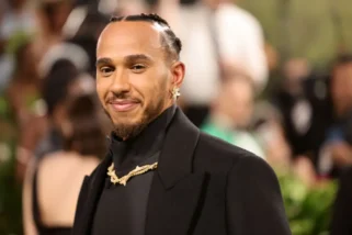 NEW YORK, NEW YORK - MAY 06: Lewis Hamilton attends The 2024 Met Gala Celebrating "Sleeping Beauties: Reawakening Fashion" at The Metropolitan Museum of Art on May 06, 2024 in New York City. (Photo by Theo Wargo/GA/The Hollywood Reporter via Getty Images)