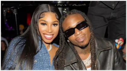 Deiondra Sanders stands up for boyfriend Jacquees following criticism for not wanting to name their child after him until marriage.