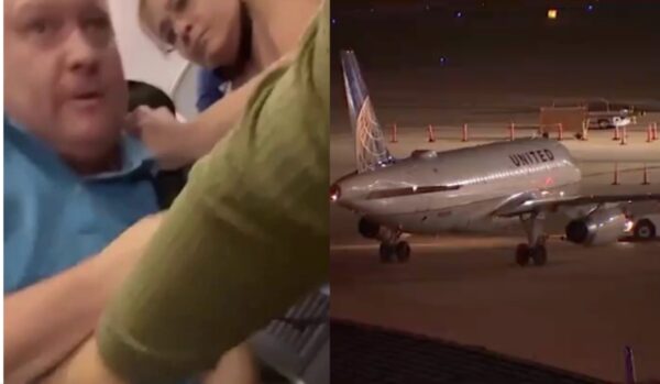 Belligerent Passenger Reportedly Tries to Jump Off Plane After Attack on United Airlines Crew Member ov Caught on Video