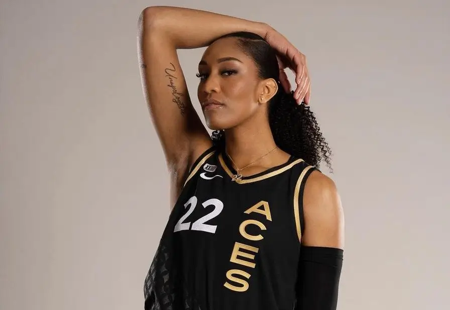 A'ja Wilson of the WNBA Las Vegas Aces