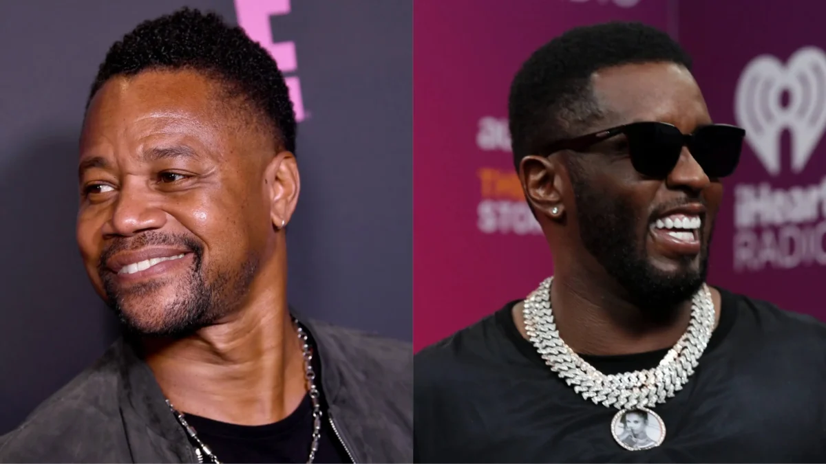 Cuba Gooding Jr.  sets friendship record with Sean Diddy Combs and scandalous photo with Lil Rod amid sexual assault trial (Photo by Dimitrios Kambouris/Getty Images for ELLE; Photo by Gabe Ginsberg/Getty Images for iHeartRadio)