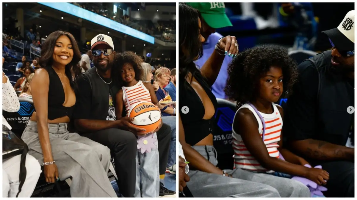 Gabrielle Union And Dwyane Wade Are Upstaged By Daughter Kaavia James ...