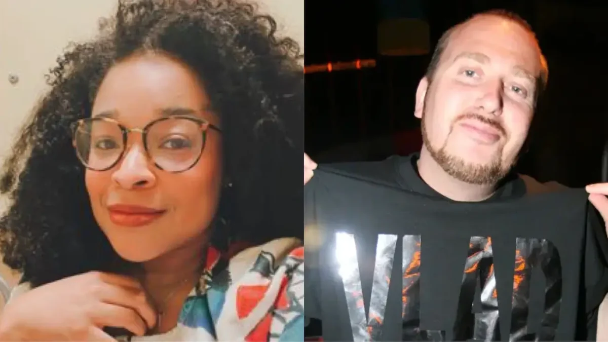 Black Twitter leaps to the defense of a Black professor after blogger DJ Vlad threatens to get her kicked out of Princeton during an online spat (Photo: MorganJerkins/X; Johnny Nunez/WireImage)