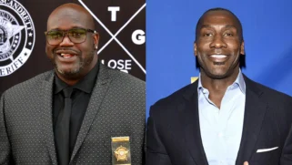 ‘Shannon Hurt Your Heart’: Fans Call Shaq ‘Sensitive’ After NBA Big Man Drops Diss Track Toward Shannon Sharpe Over ‘Jealousy’ and ‘Work Ethic’ Jabs ( Photo: Paras Griffin/Getty Images; Photo by Gabe Ginsberg ; Tim Mosenfelder/Getty Images)