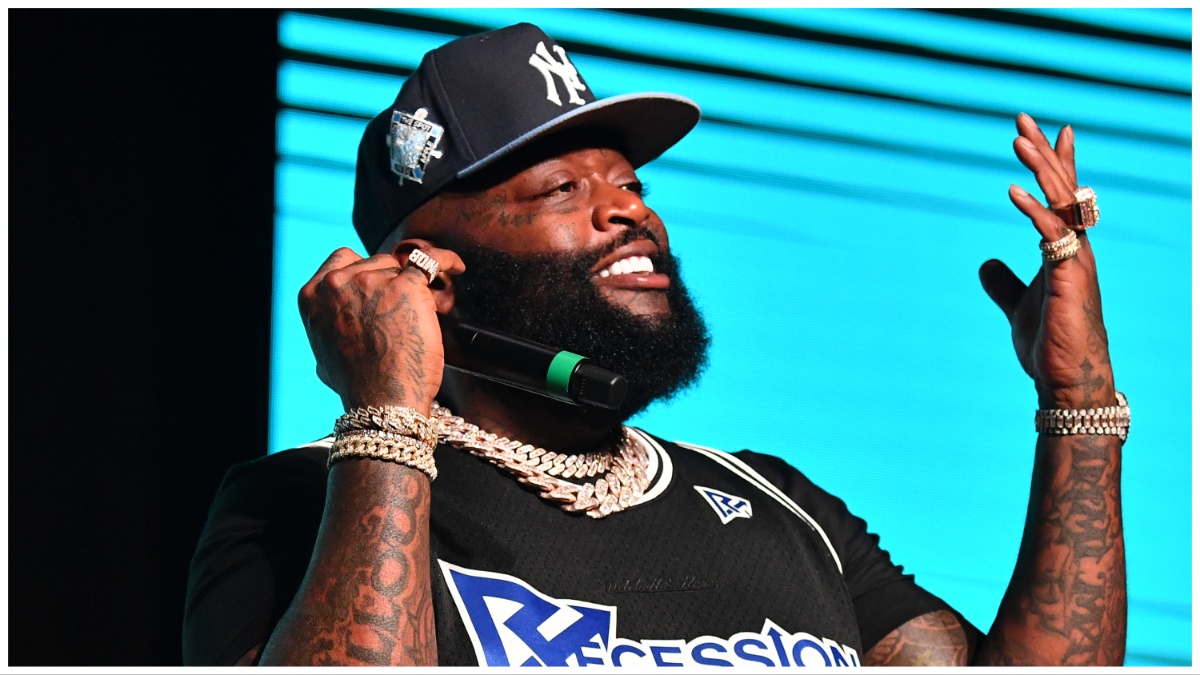 Rick Ross Says He’s ‘Not’ Okay After His Knees Gave Out During ‘Double Decker’ Pool Dive