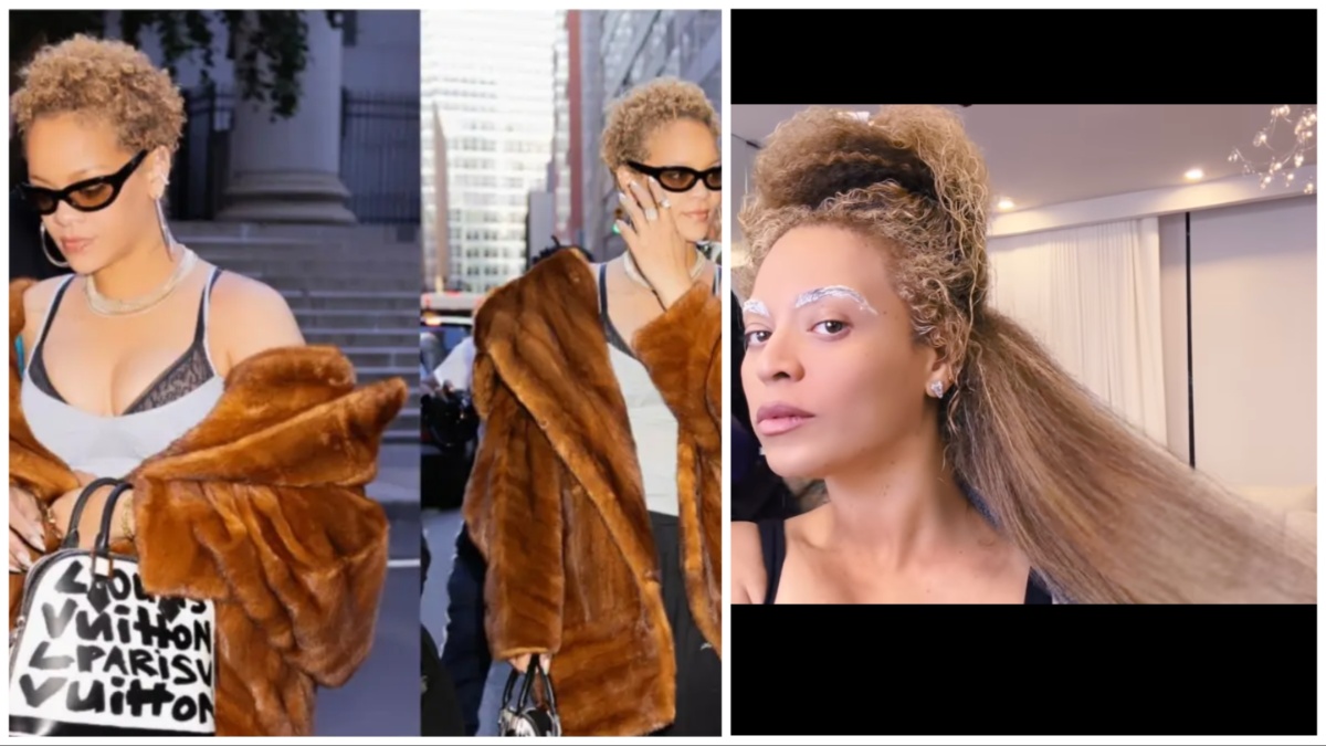 rihanna, Beyoncé natural hair debate