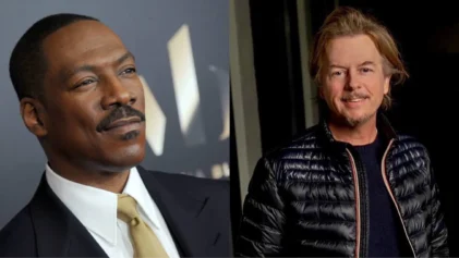 Eddie Murphy (L) Recalls Hurtful and 'Racist' Actions From David Spade (R) and 'SNL'