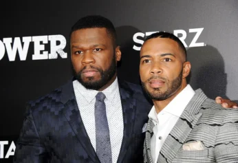 NEW YORK, NY - JUNE 22: Curtis '50 Cent' Jackson (L) and Omari Hardwick attend 'Power' Season 3 New York Premiere at SVA Theatre on June 22, 2016 in New York City. (Photo by Desiree Navarro/WireImage)