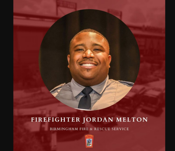 Firefighter Jordan Melton