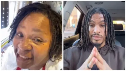 Sweetly Seasoned owner Kim Viverette (L) apologizes after failing to properly distribute a generous $4,000 tip from food critic Keith Lee (R). (Photos: @sweetlyseasonedllc_/ Instagram; @keithlee_125/TikTok)