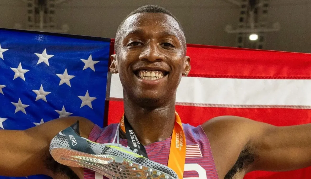 Erriyon Knighton’s Olympic dreams hung in the balance after he tested positive for the performance enhancer trenbolone during an out-of-competition drug test on March 26. (Photo: @erriyon.k / Instagram)
