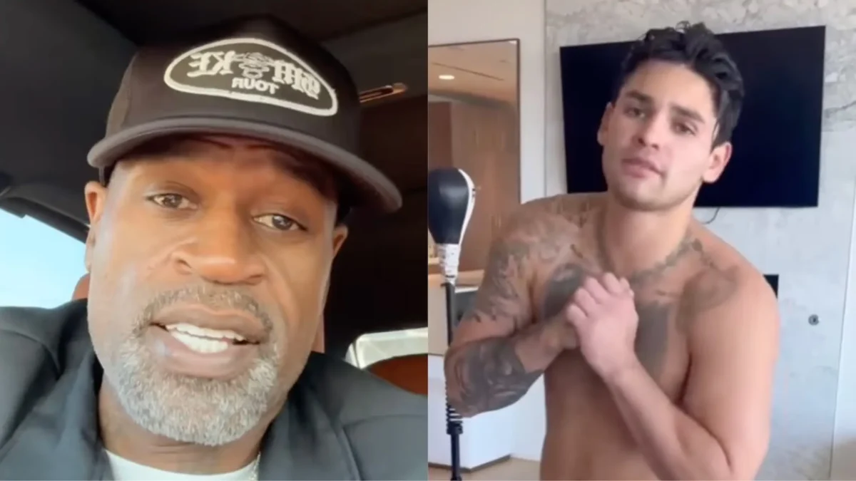 Stephen Jackson Issues Warning to Boxer Ryan Garcia for Saying He's Going to 'Dig George Floyd Up' (Photo: @_stak5_ / Instagram; @kingryan/Instagram)
