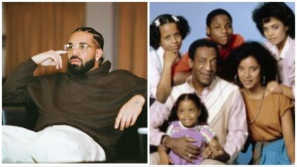 Drake's new look draws comparisons to "Cosby Show" characters.