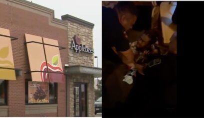 Police Beat and Arrest Innocent Black Man Holding a Baby In Applebee's Restaurant In Wisconsin