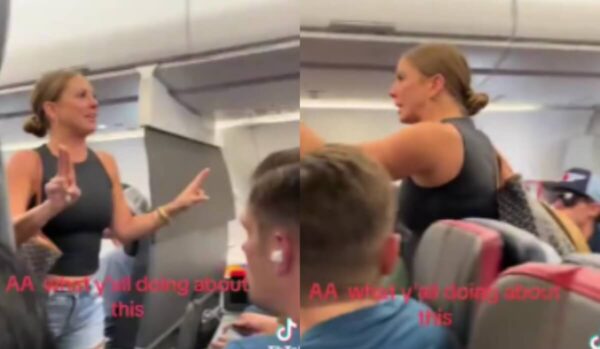 Woman Acts Bizarre on Flight