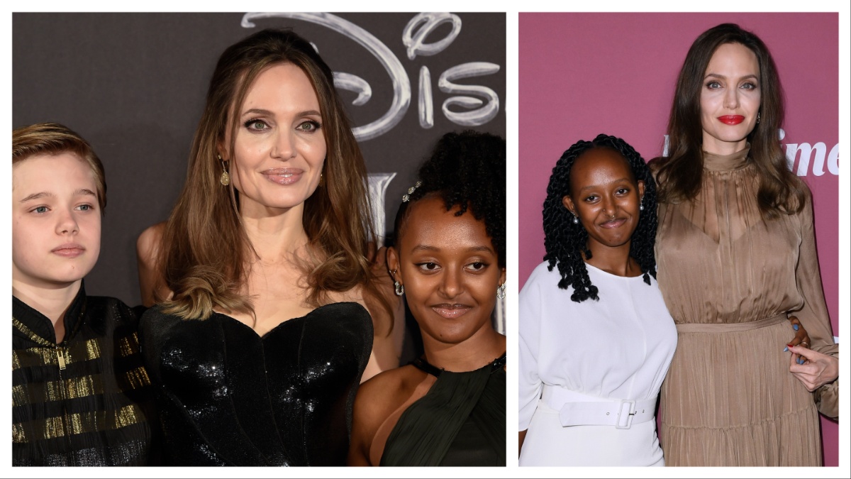 Angelina Jolie's children, Shiloh and Zahara Jolie