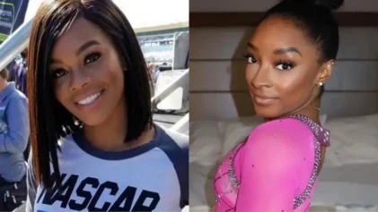 Gabby Douglas (left) replies to comment about Simone Biles (right) taking over the spotlight as the star of U.S. women’s gymnastics. (Photos: @gabrielledoug/X, @simonebiles/Instagram)