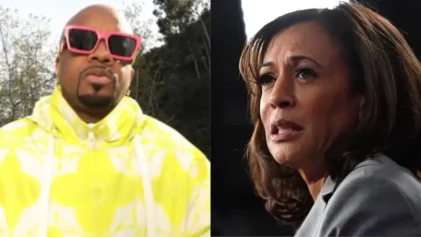 Jermaine Dupri Slammed for Questioning Why Kamala Harris Doesn't Have Decision-Making Power While Currently In the White House (Photo: @jermainedupri/Instagram; Nicholas Kamm/AFP via Getty Images)