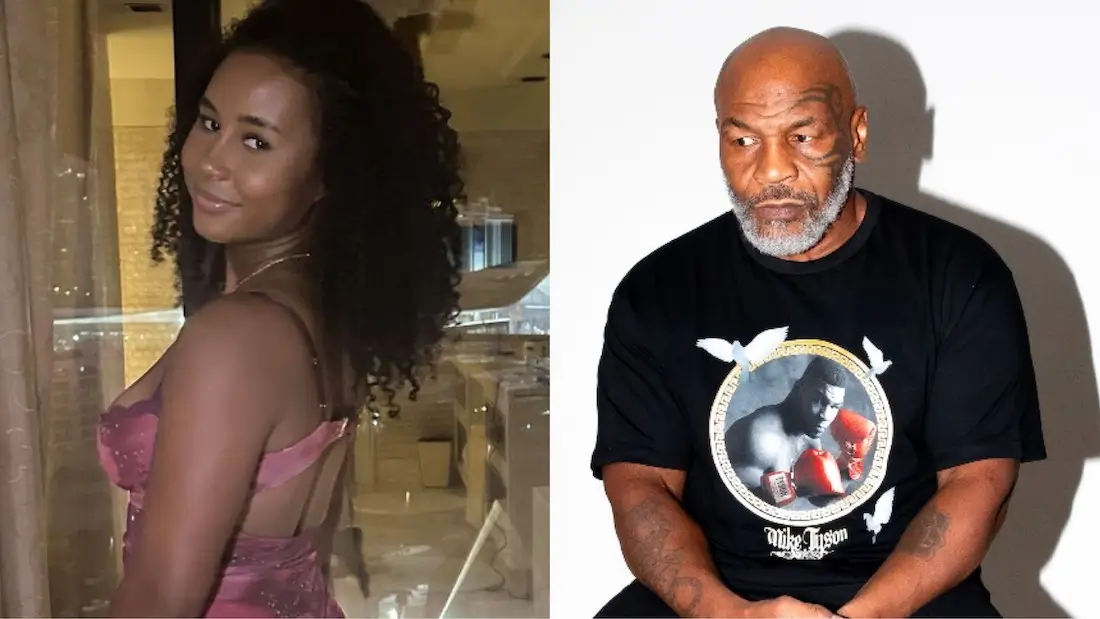 Mike Tyson's 16-year-old daughter Milan Tyson (L) forced to provide proof of life after pulling a prank on her dad. (Photo: @milanavelli / TikTok; @miketyson / X)