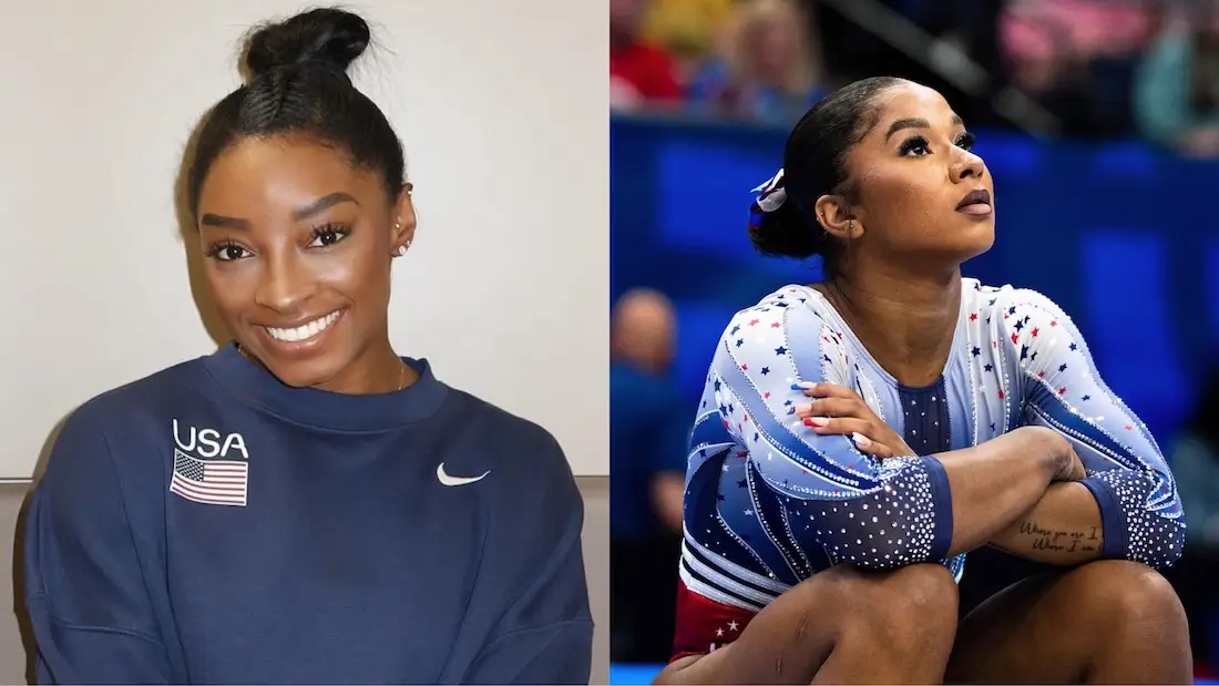 Simone Biles shows support for Jordan Chiles amid bronze medal controversy (Photos: @simonebiles/Instagram; @jordanchiles/Instagram)