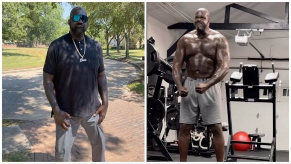 Shaquille O'Neal opens up about his 55-lb weight loss after not being able to walk up the stairs.