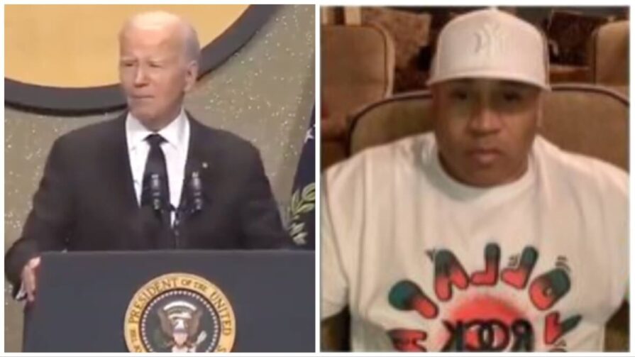 President Joe Biden butcher's LL Cool J's name and calls him "boy" at an event for the Congressional Black Caucus.