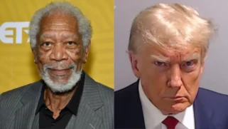 Fans to Dive Into Truth Behind Viral Quote Claiming Morgan Freeman Believes a Second Trump Presidency Would be Good for America (Photos: Amy Sussman/Getty Images; Fulton County Sheriff’s Office)