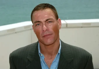 CANNES, FRANCE - MAY 18: Actor Jean-Claude Van Damme poses during a photocall on the roof at the Noga Hilton during 56th International Cannes Film Festival 2003 on May 18, 2003 in Cannes, France. (Photo by Evan Agostini/Getty Images)