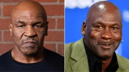 A resurfaced interview, NBA great Michael Jordan revealed that he used to date Mike Tyson's ex-wife, Robin Givens before the headline-grabbing marriage. (Photos: Aurelien Meunier/Getty Images; @miketyson/Instagram