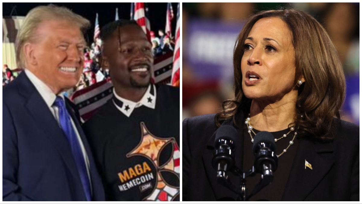 Antonio Brown reacted strongly to Kamala Harris' attacks