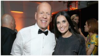 demi moore with Bruce Willis