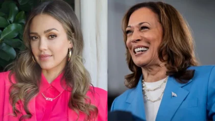 Jessica Alba Facing Backlash from MAGA Fans After 'Creepy' Encounter with Kamala Harris (Photos: @jessicaalba/Instagram' @kamalaharris/Instagram)